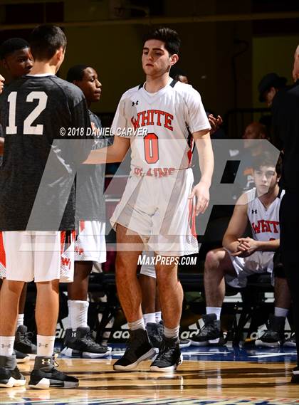 Thumbnail 1 in White Plains vs. Half Hollow Hills East (Slam Dunk Tournament) photogallery.