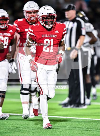 Thumbnail 2 in Pleasant Grove vs. Carthage (UIL 4A DII Region 2 Finals) photogallery.