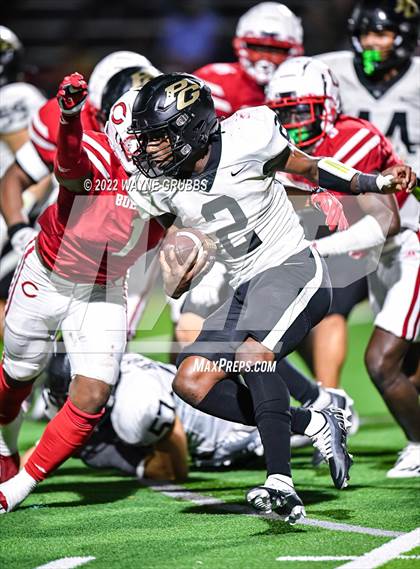 Thumbnail 1 in Pleasant Grove vs. Carthage (UIL 4A DII Region 2 Finals) photogallery.