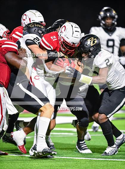 Thumbnail 3 in Pleasant Grove vs. Carthage (UIL 4A DII Region 2 Finals) photogallery.