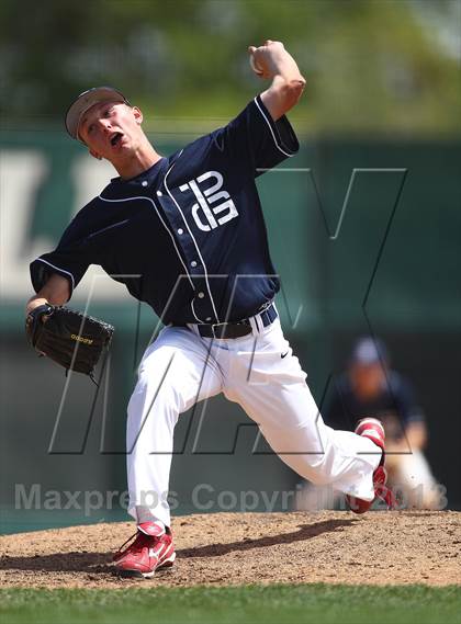 Thumbnail 2 in Pleasant Grove vs. Mater Dei (Boras Classic Championship) photogallery.