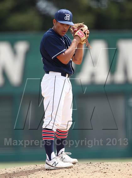 Thumbnail 2 in Pleasant Grove vs. Mater Dei (Boras Classic Championship) photogallery.