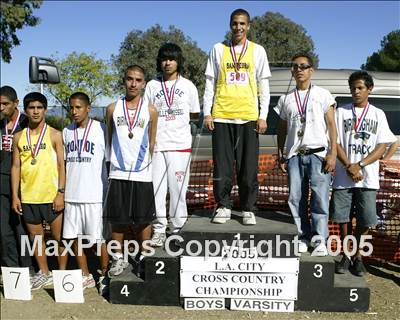 Thumbnail 2 in L.A. City Section Cross Country Championships (Boys) photogallery.