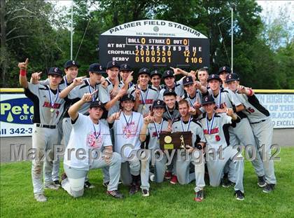Thumbnail 2 in Cromwell vs. Derby (CIAC Class S Final) photogallery.