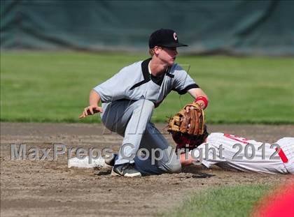 Thumbnail 3 in Cromwell vs. Derby (CIAC Class S Final) photogallery.