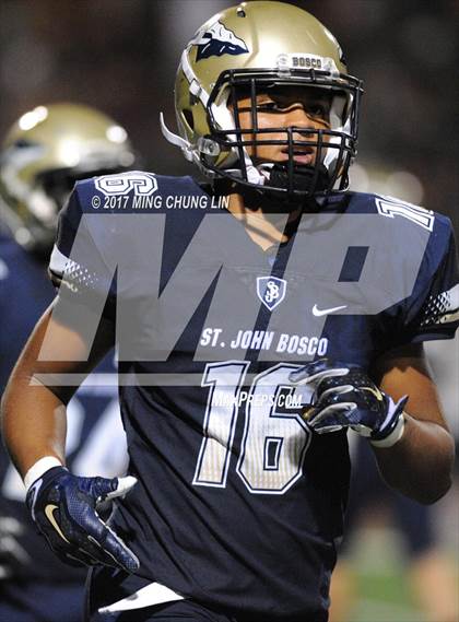 Thumbnail 3 in Garces Memorial vs. St. John Bosco (Brothers in Arms Classic) photogallery.