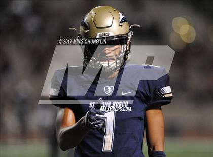Thumbnail 3 in Garces Memorial vs. St. John Bosco (Brothers in Arms Classic) photogallery.