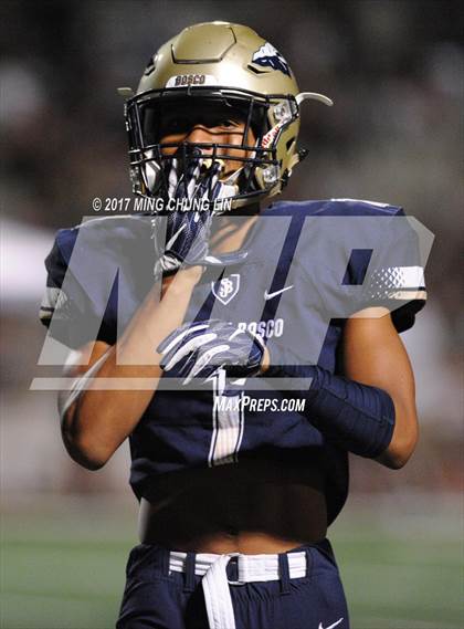 Thumbnail 3 in Garces Memorial vs. St. John Bosco (Brothers in Arms Classic) photogallery.
