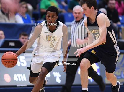 Thumbnail 2 in St. Vincent-St. Mary vs. Olmsted Falls (OHSAA DI Regional Semifinal) photogallery.