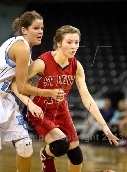 Thumbnail 2 in St. Henry vs Boone Co. (KHSAA Ninth Region) photogallery.