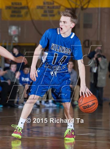 Thumbnail 3 in Wildwood Catholic vs St. Augustine Prep (Cape-Atlantic League Tournament Semifinals) photogallery.