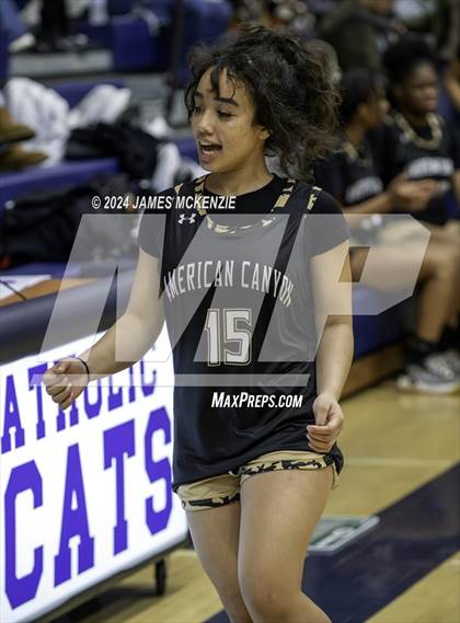 Thumbnail 3 in American Canyon v Marin Catholic (CIF NCS Division 3 Semifinal) photogallery.