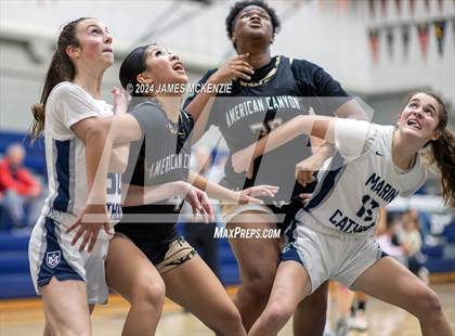 Thumbnail 3 in American Canyon v Marin Catholic (CIF NCS Division 3 Semifinal) photogallery.