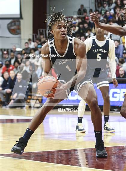 Thumbnail 1 in La Lumiere vs. Montverde Academy (Spalding Hoophall Classic) photogallery.