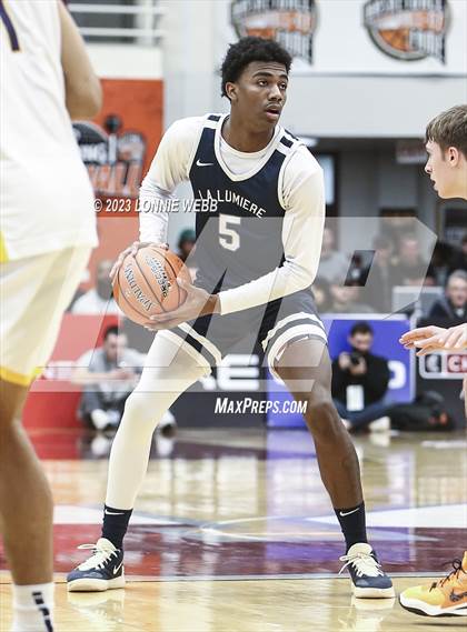 Thumbnail 1 in La Lumiere vs. Montverde Academy (Spalding Hoophall Classic) photogallery.