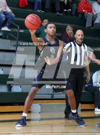 Thumbnail 2 in Colonial Forge vs South County (George Long Holiday Hoops Tournament) photogallery.