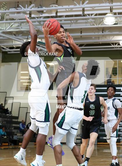 Thumbnail 1 in Colonial Forge vs South County (George Long Holiday Hoops Tournament) photogallery.