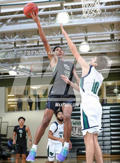 Thumbnail 2 in Colonial Forge vs South County (George Long Holiday Hoops Tournament) photogallery.