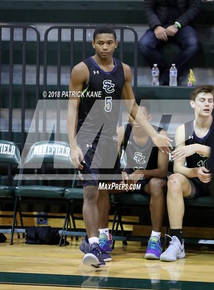 Thumbnail 2 in Colonial Forge vs South County (George Long Holiday Hoops Tournament) photogallery.