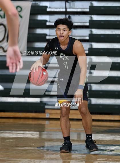 Thumbnail 3 in Colonial Forge vs South County (George Long Holiday Hoops Tournament) photogallery.