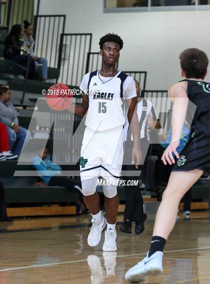 Thumbnail 1 in Colonial Forge vs South County (George Long Holiday Hoops Tournament) photogallery.