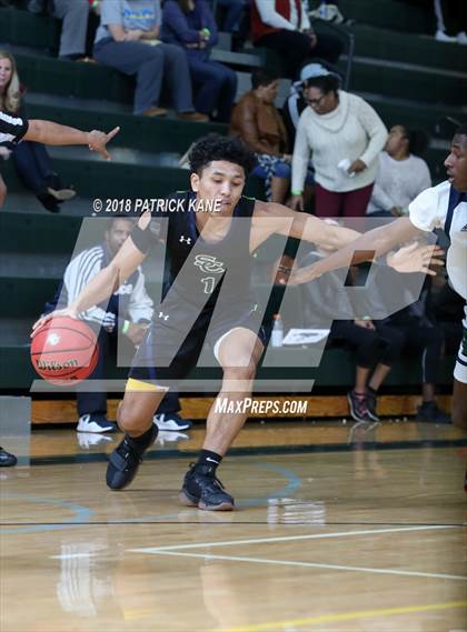 Thumbnail 2 in Colonial Forge vs South County (George Long Holiday Hoops Tournament) photogallery.