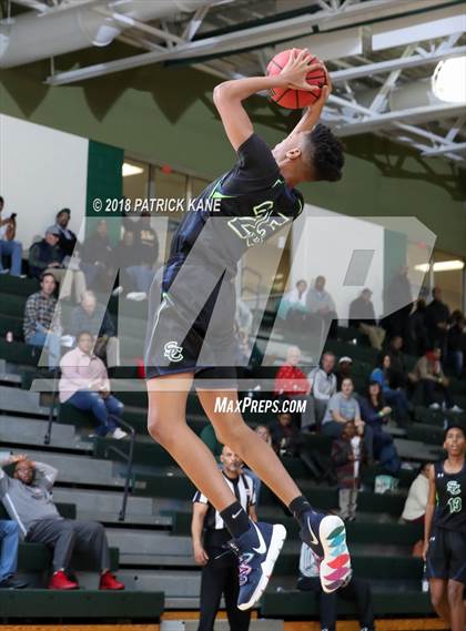 Thumbnail 1 in Colonial Forge vs South County (George Long Holiday Hoops Tournament) photogallery.