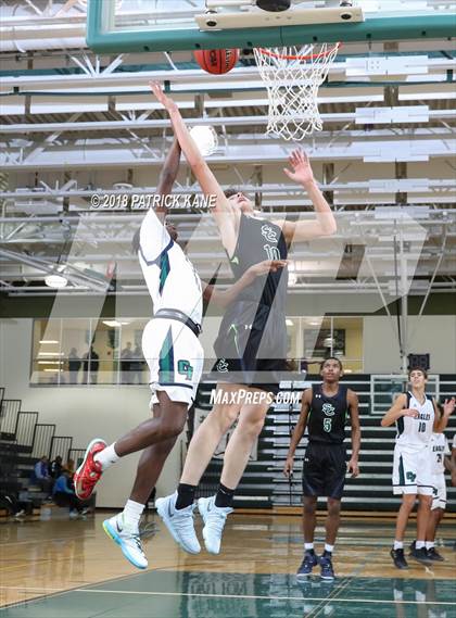 Thumbnail 1 in Colonial Forge vs South County (George Long Holiday Hoops Tournament) photogallery.