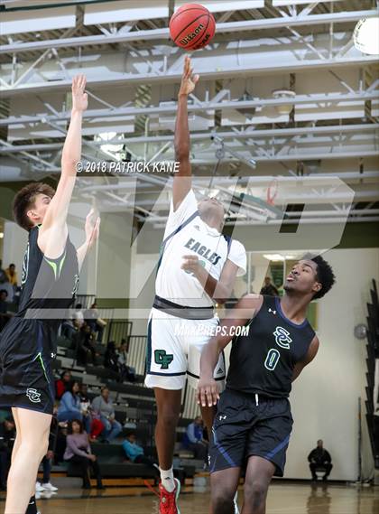 Thumbnail 1 in Colonial Forge vs South County (George Long Holiday Hoops Tournament) photogallery.