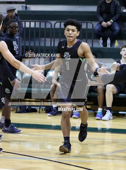 Thumbnail 3 in Colonial Forge vs South County (George Long Holiday Hoops Tournament) photogallery.