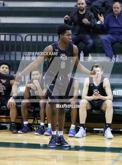 Thumbnail 1 in Colonial Forge vs South County (George Long Holiday Hoops Tournament) photogallery.