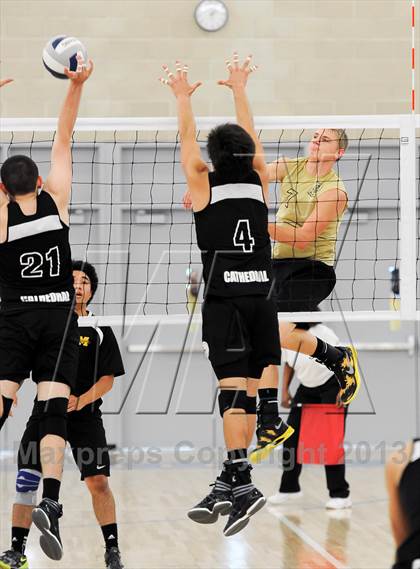 Thumbnail 1 in Cathedral vs. Bishop Montgomery (CIF SS D4 Final) photogallery.