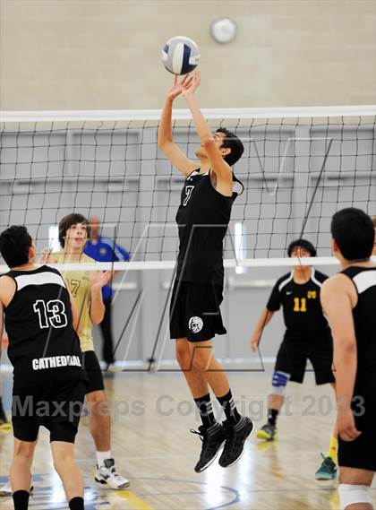 Thumbnail 3 in Cathedral vs. Bishop Montgomery (CIF SS D4 Final) photogallery.