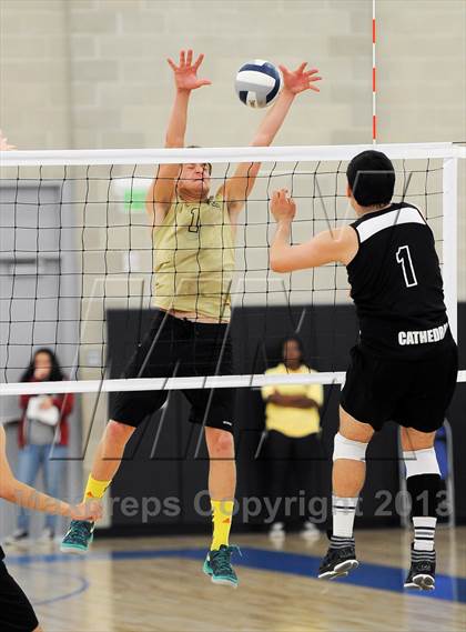 Thumbnail 2 in Cathedral vs. Bishop Montgomery (CIF SS D4 Final) photogallery.