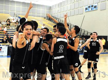 Thumbnail 2 in Cathedral vs. Bishop Montgomery (CIF SS D4 Final) photogallery.