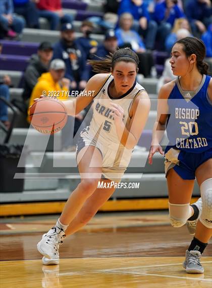 Thumbnail 2 in Indianapolis Bishop Chatard vs. Tri-West Hendricks (IHSAA 3A Regional Semifinal) photogallery.