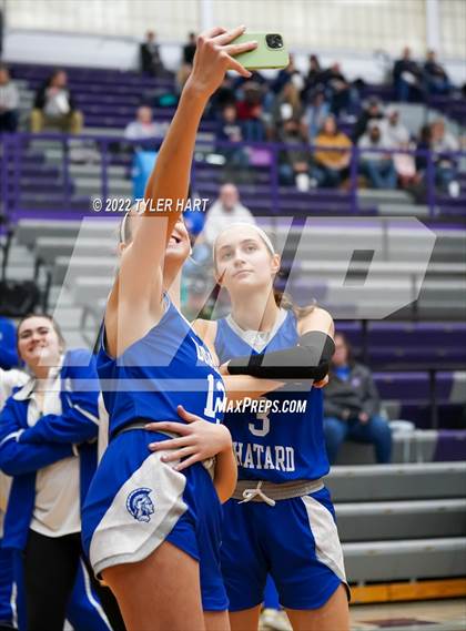 Thumbnail 2 in Indianapolis Bishop Chatard vs. Tri-West Hendricks (IHSAA 3A Regional Semifinal) photogallery.