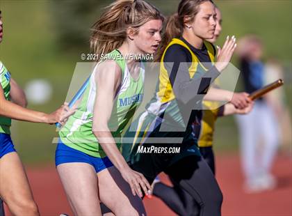 Thumbnail 2 in Metro Conference Track and Field Meet (4X100 Meter) photogallery.