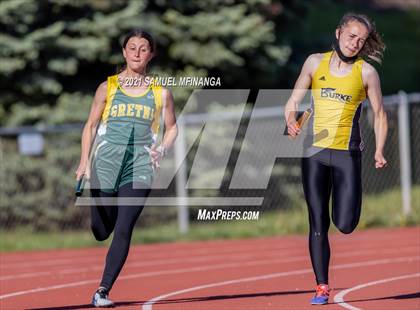 Thumbnail 2 in Metro Conference Track and Field Meet (4X100 Meter) photogallery.