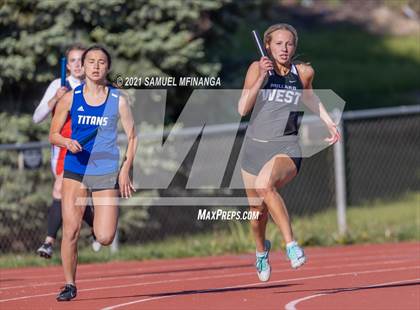 Thumbnail 2 in Metro Conference Track and Field Meet (4X100 Meter) photogallery.