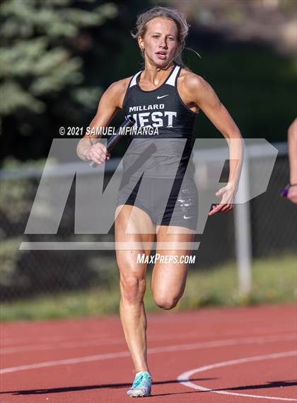 Thumbnail 2 in Metro Conference Track and Field Meet (4X100 Meter) photogallery.