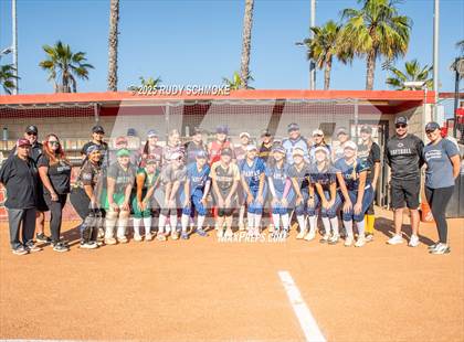 Thumbnail 3 in CIF SDS Girls Softball All-star Game  photogallery.