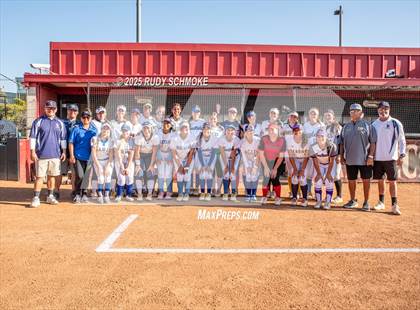 Thumbnail 1 in CIF SDS Girls Softball All-star Game  photogallery.