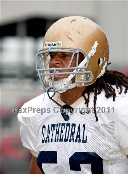 Thumbnail 2 in Indianapolis Cathedral vs. Centerville (Kirk Herbstreit National Kickoff Classic)  photogallery.