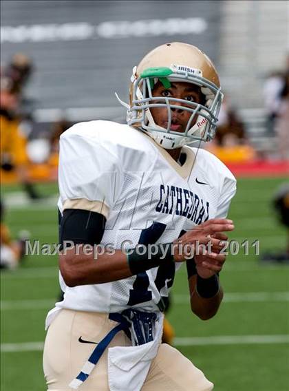 Thumbnail 2 in Indianapolis Cathedral vs. Centerville (Kirk Herbstreit National Kickoff Classic)  photogallery.