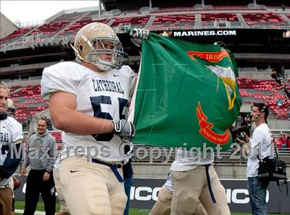 Thumbnail 1 in Indianapolis Cathedral vs. Centerville (Kirk Herbstreit National Kickoff Classic)  photogallery.