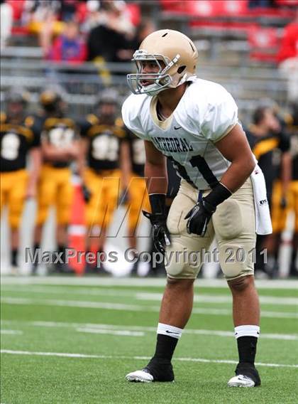 Thumbnail 1 in Indianapolis Cathedral vs. Centerville (Kirk Herbstreit National Kickoff Classic)  photogallery.