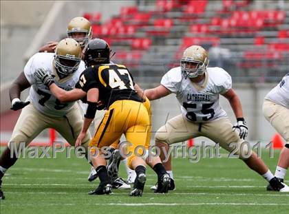 Thumbnail 2 in Indianapolis Cathedral vs. Centerville (Kirk Herbstreit National Kickoff Classic)  photogallery.