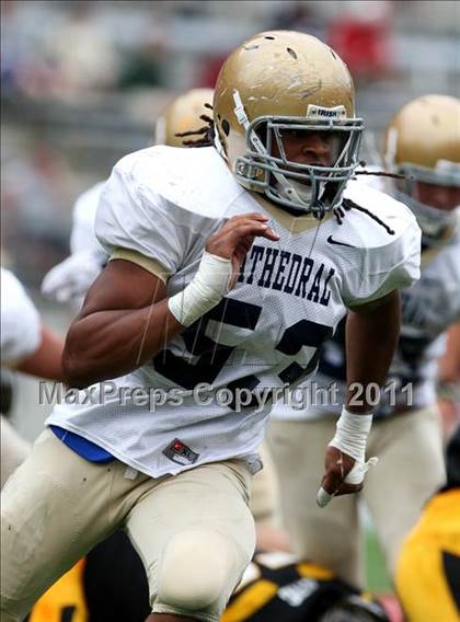 Thumbnail 2 in Indianapolis Cathedral vs. Centerville (Kirk Herbstreit National Kickoff Classic)  photogallery.