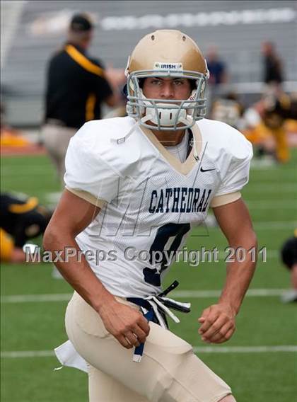 Thumbnail 3 in Indianapolis Cathedral vs. Centerville (Kirk Herbstreit National Kickoff Classic)  photogallery.